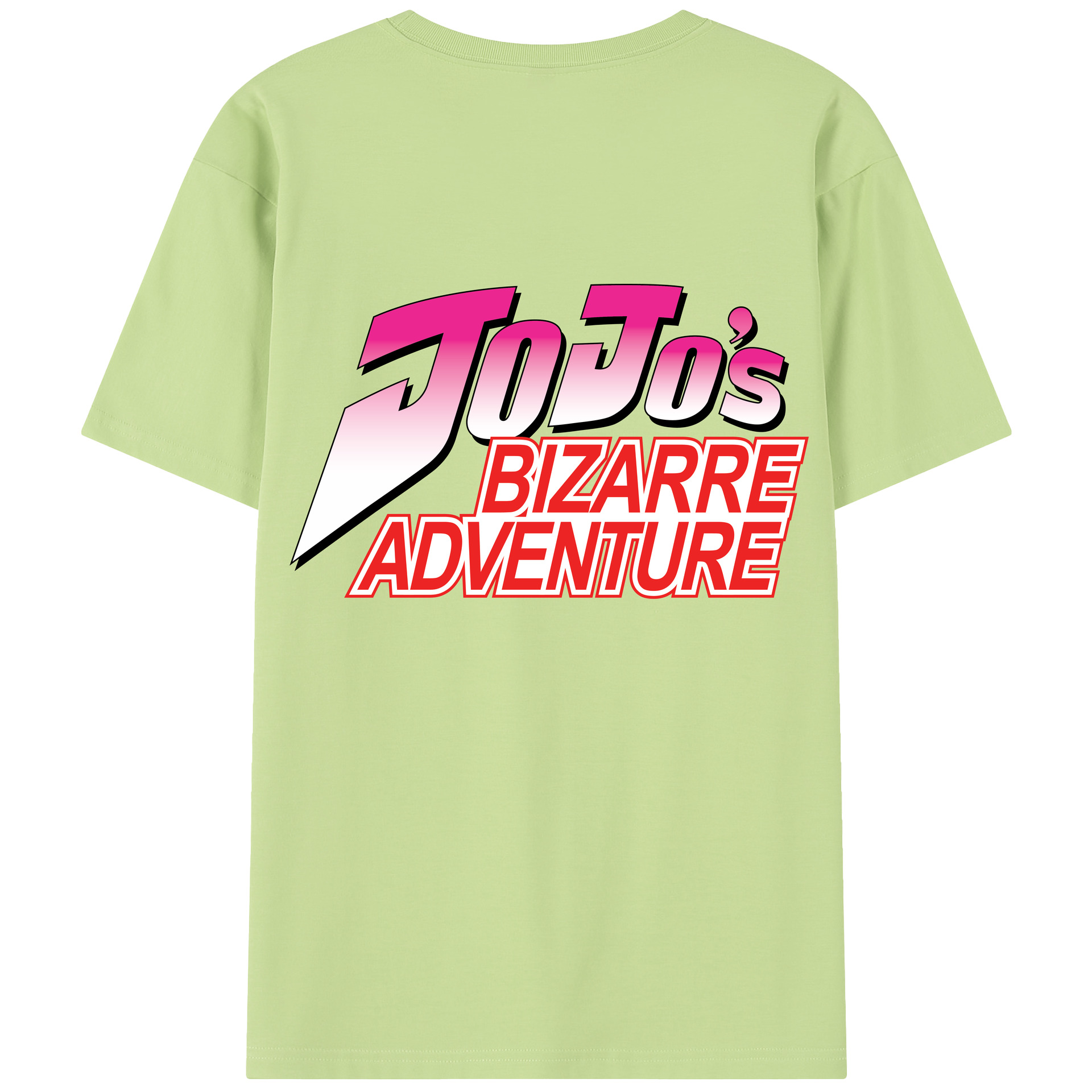 （画像用） ジョジョの奇妙な冒険 JoJo's Bizarre Adventure 綿100％半袖Tシャツ（背面プリント）
